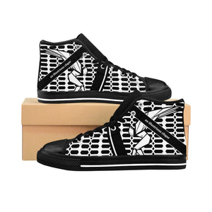 AIC'S Grid High-Top Sneaker BLK545