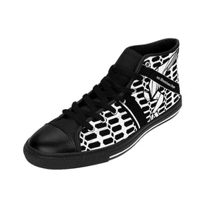 AIC'S Grid High-Top Sneaker BLK545