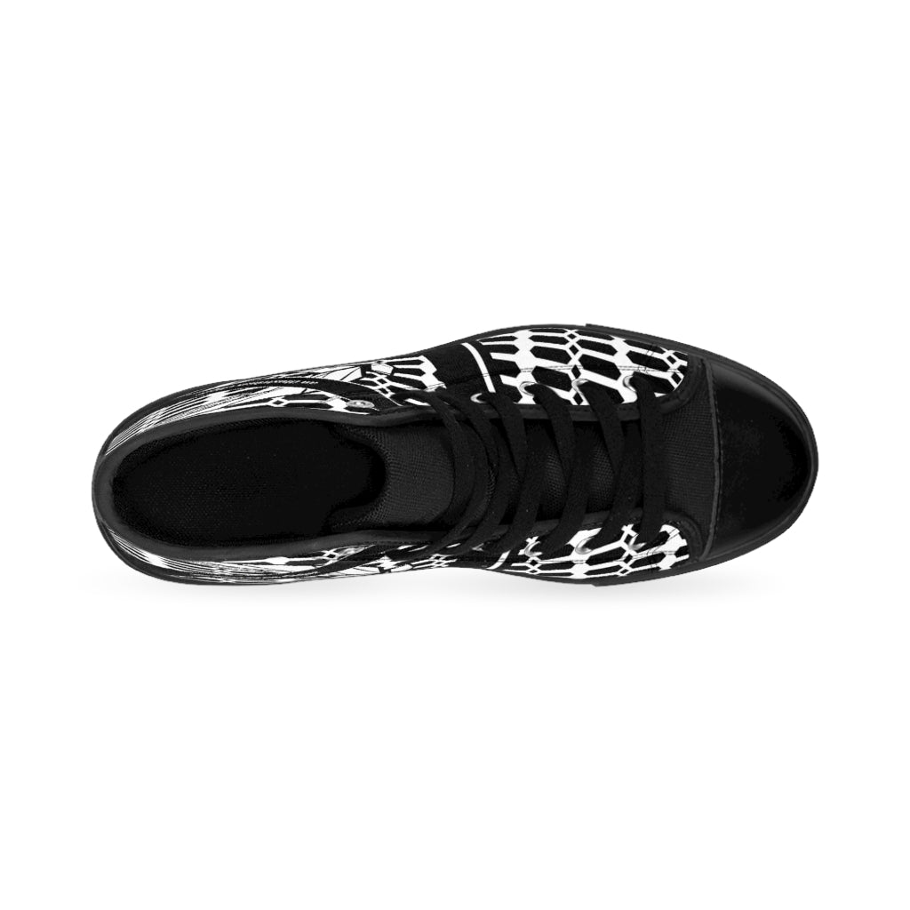 AIC'S Grid High-Top Sneaker BLK545